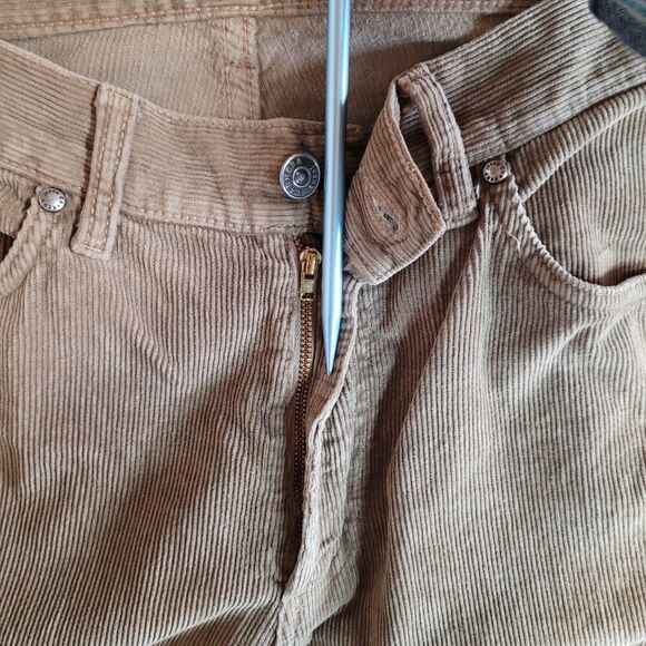 CARRERA Italy Jeans Brown Corduroy Mens 700 Regular Straight 33x28.5 Preppy - Picture 7 of 10